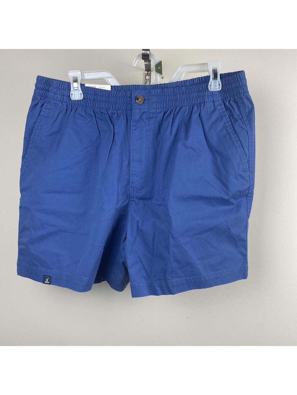 New Men’s Large Crown & Ivy Frost Blue Casual Shorts, 6” Inseam